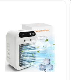 SRNPMIU Portable Air Conditioner Fan With Humidifier