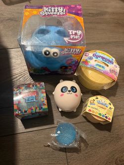 Squishy Fidget Toy Bundle – Kitty Squeeze & More
