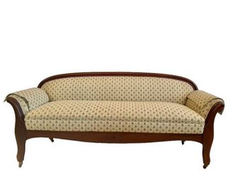 Early 19Th Century Antique Beiderneir Sofa on Casters