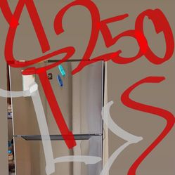 Stainless steel insignia Fridge 18 cu ft