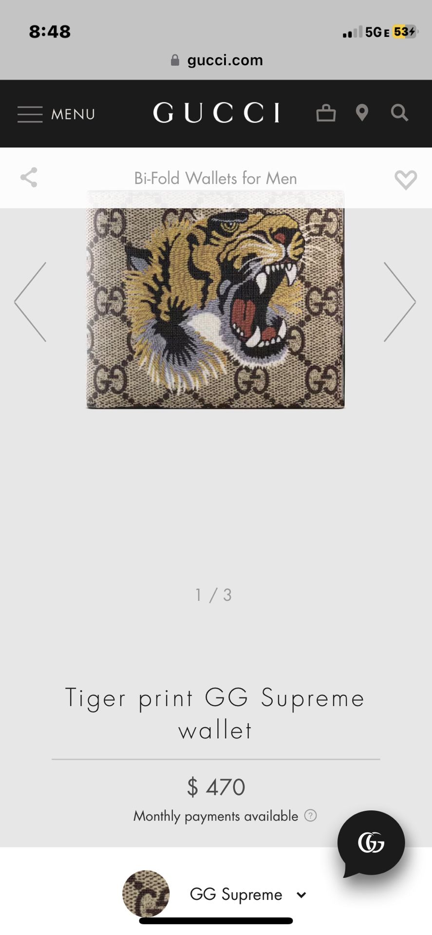 Gucci Mens Wallet