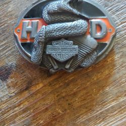 Vintage 1990 Harley-Davidson Motorcycles Belt Buckle
