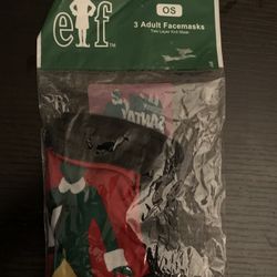 Pack Of 3 Adult Buddy the Elf Face Mask Christmas Omg Santa Son Of Nutcracker