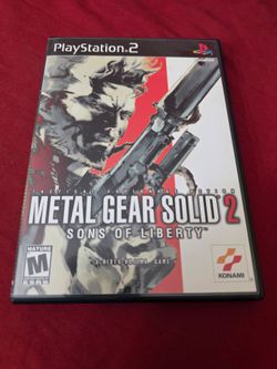 Metal Gear Solid 2 PS2