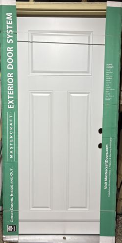 New 36x80 Steel 20 Minute Exterior Fire Door, 3 Panel