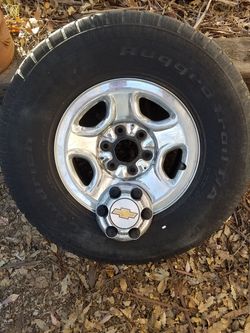 16" Chevrolet chrome steel rim w/cap