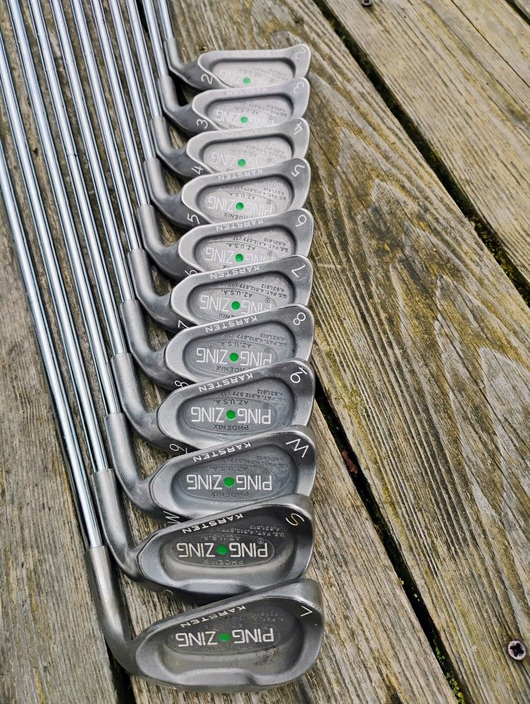Set De Fers Ping Zing 3-9 + WW + SW - 9 Pièces, Droitier, Manche