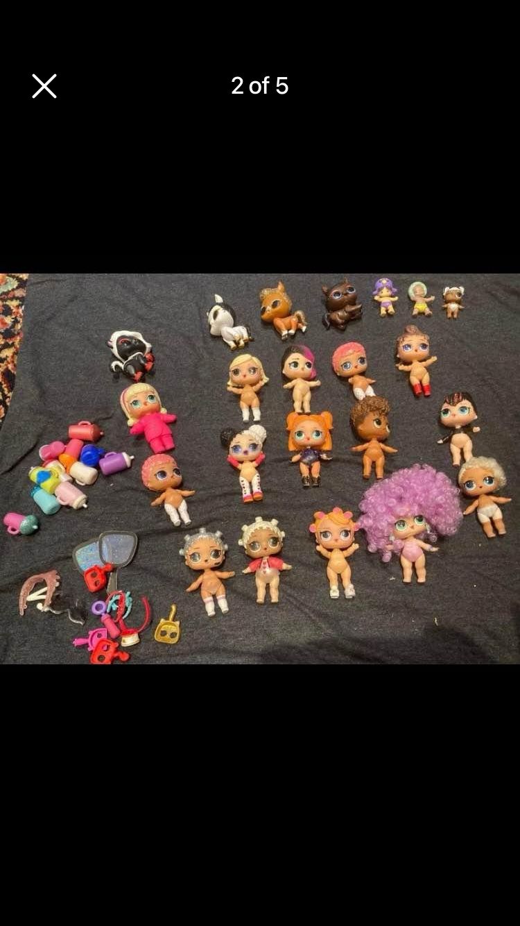 Lot Of Lol Dolls