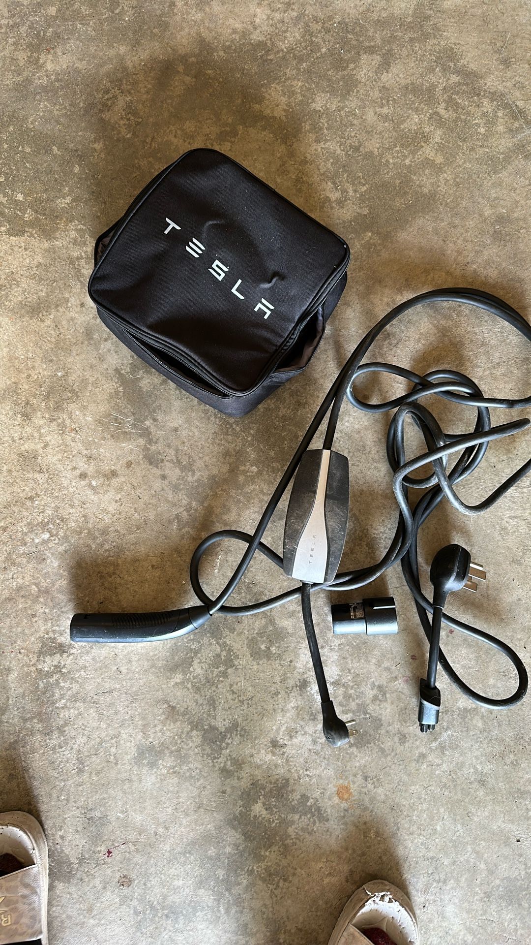 Tesla charging cable with extension