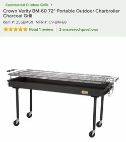 Outdoor charbroiled    Good condition