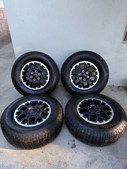 B F Goodrich A/T Tires With Trd Rims
