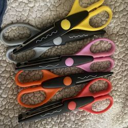 craft scissors. Crazy Scissors Five In This Bundle.$6.