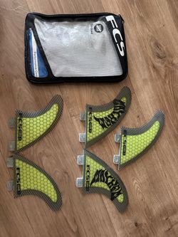 FCS Mayhem Tri-Quad fin set