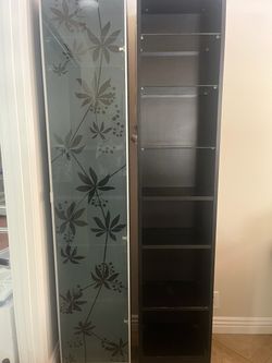 Dark Brown Billy book shelves