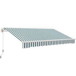 12' x 10' Retractable Awning Patio Awnings Sun Shade Shelter