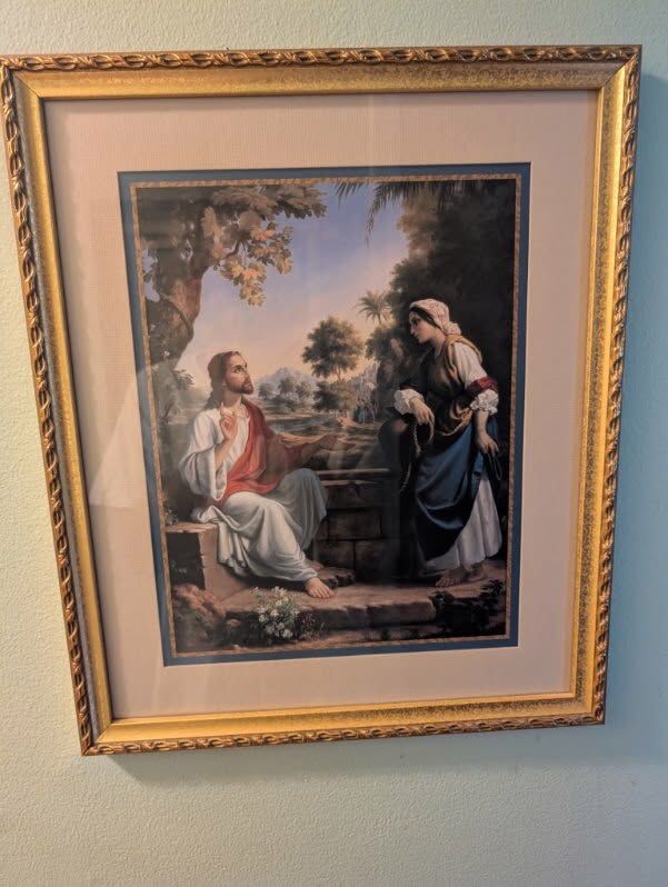 Vintage Jesus Painting