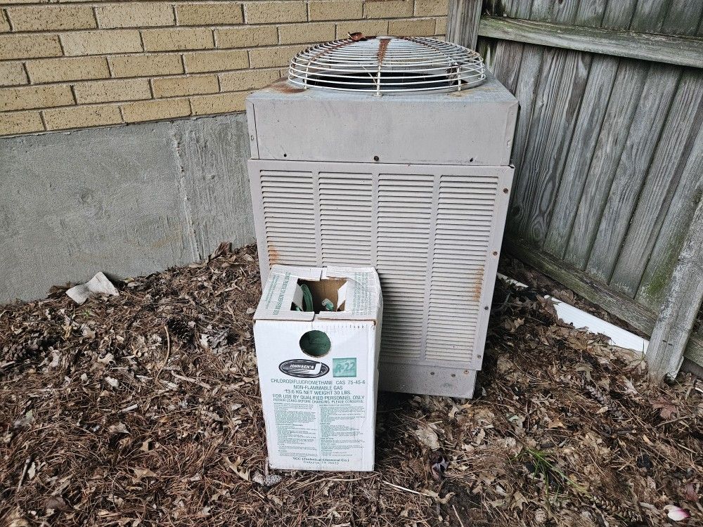 R22 freon 30 lb with 3 ton a/c unit