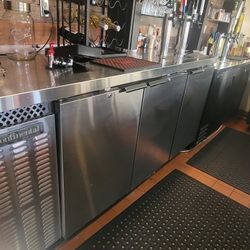 Continental Kegerator 4 Tap stainless Steel