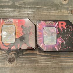 Pokemon Team Rocket Tins