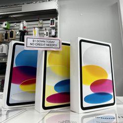Apple IPad 10th Gen New -PAYMENTS AVAILABLE-$1 Down Today 