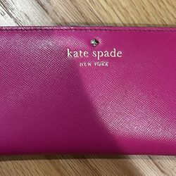 Kate Spade Bifold Wallet In Pink
