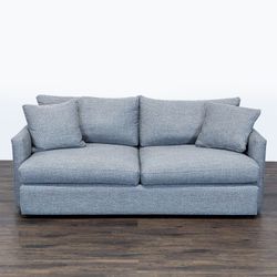*Free Delivery* Gray Crate & Barrel Couch Sofa 3 Seater