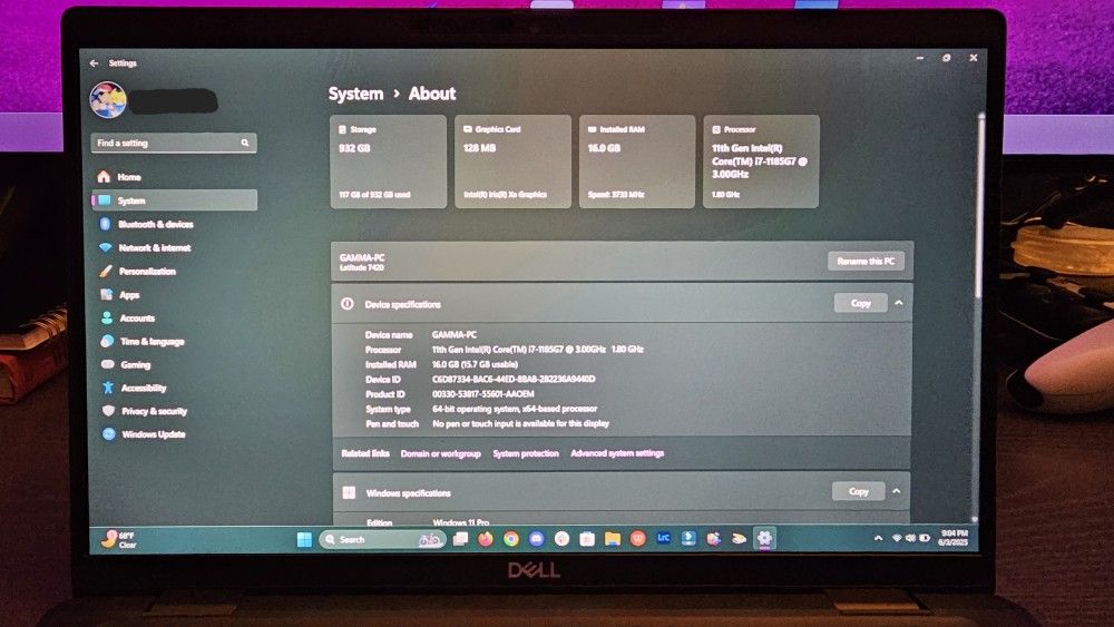 Dell Latitude 7420 Laptop (i7-1186G7)