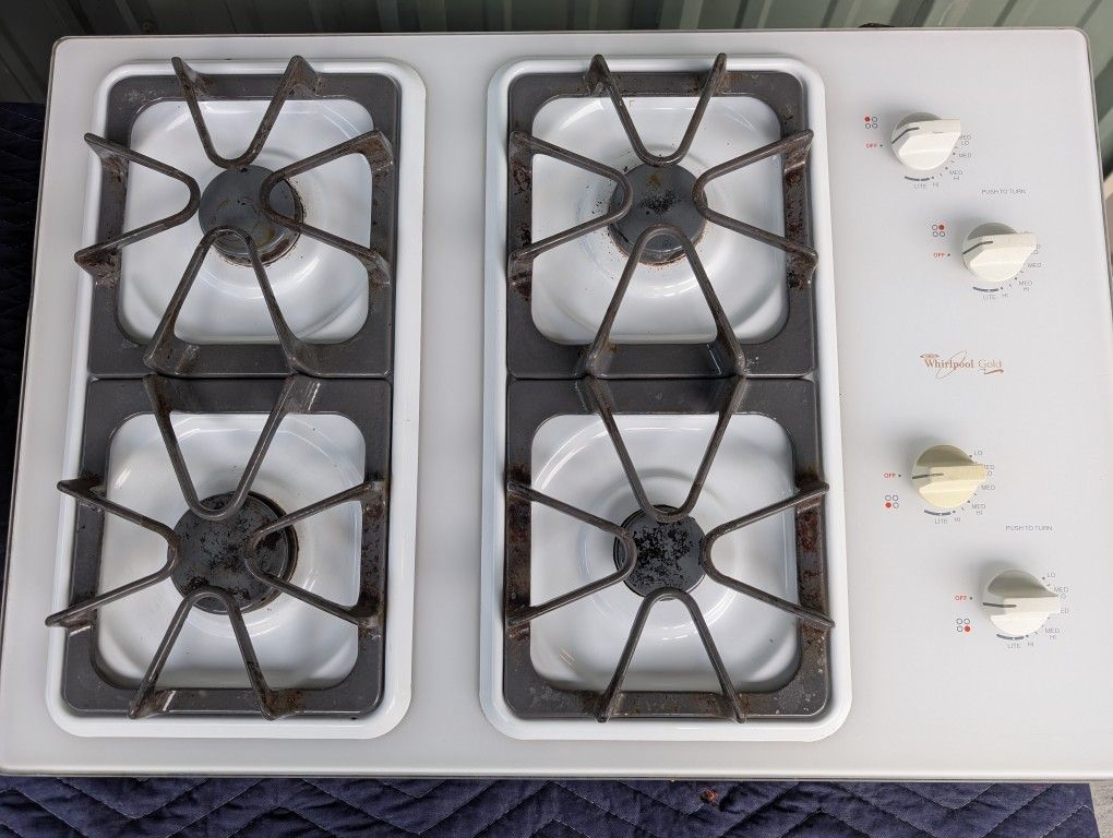 Whirlpool Gold Cooktop - Natural Gas