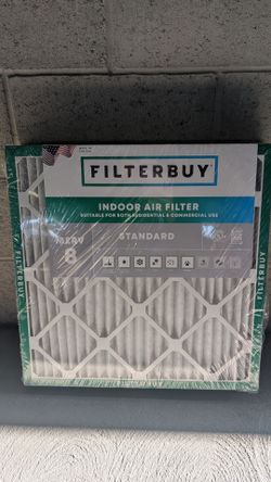 Filterbuy 20x20x1 Air Filter MERV 8 Dust & Allergy Defense (4-Pack)