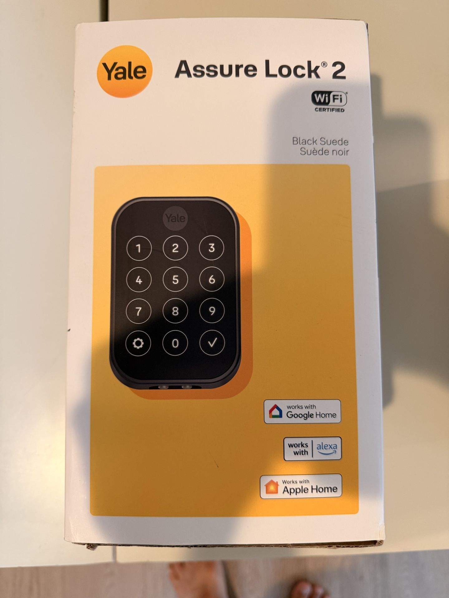 Yale Assure Lock® 2 WiFi No key Black Suede (2 Locks)