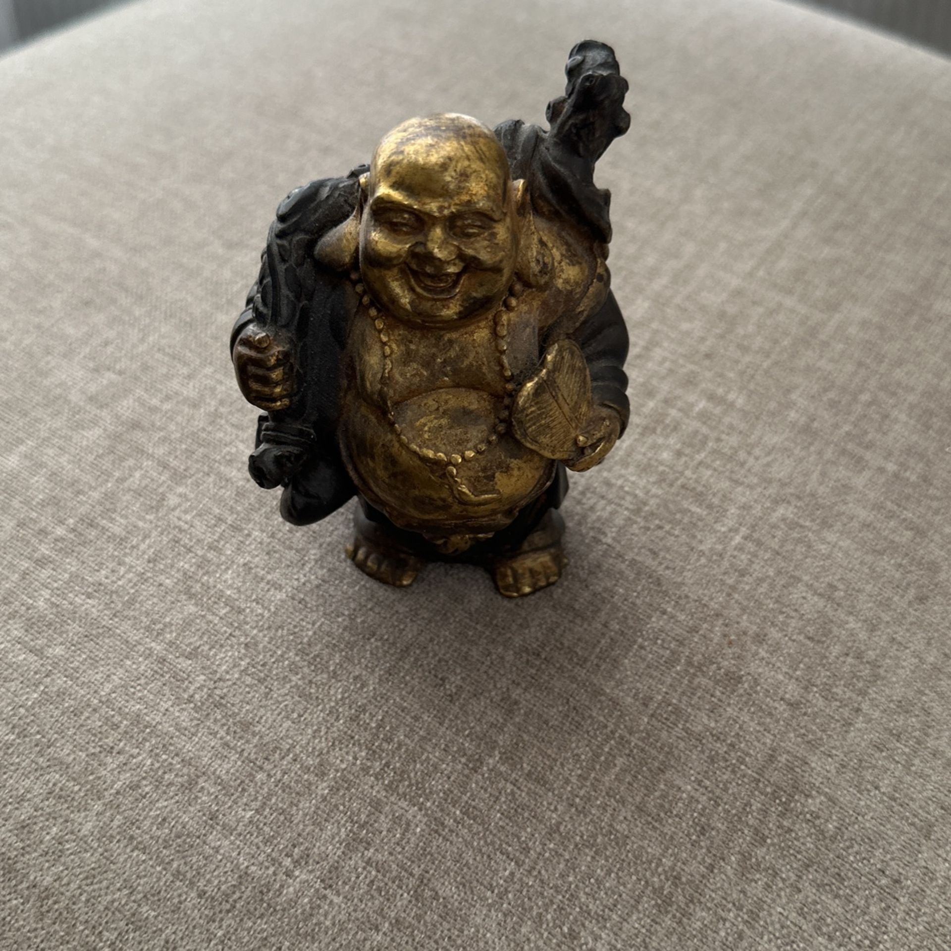 Vintage solid Brass Laughing Buddha