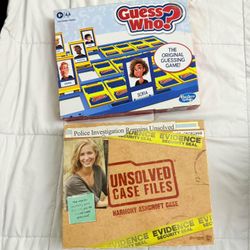 Board Games: Unsolved Case Files / Guess Who? 