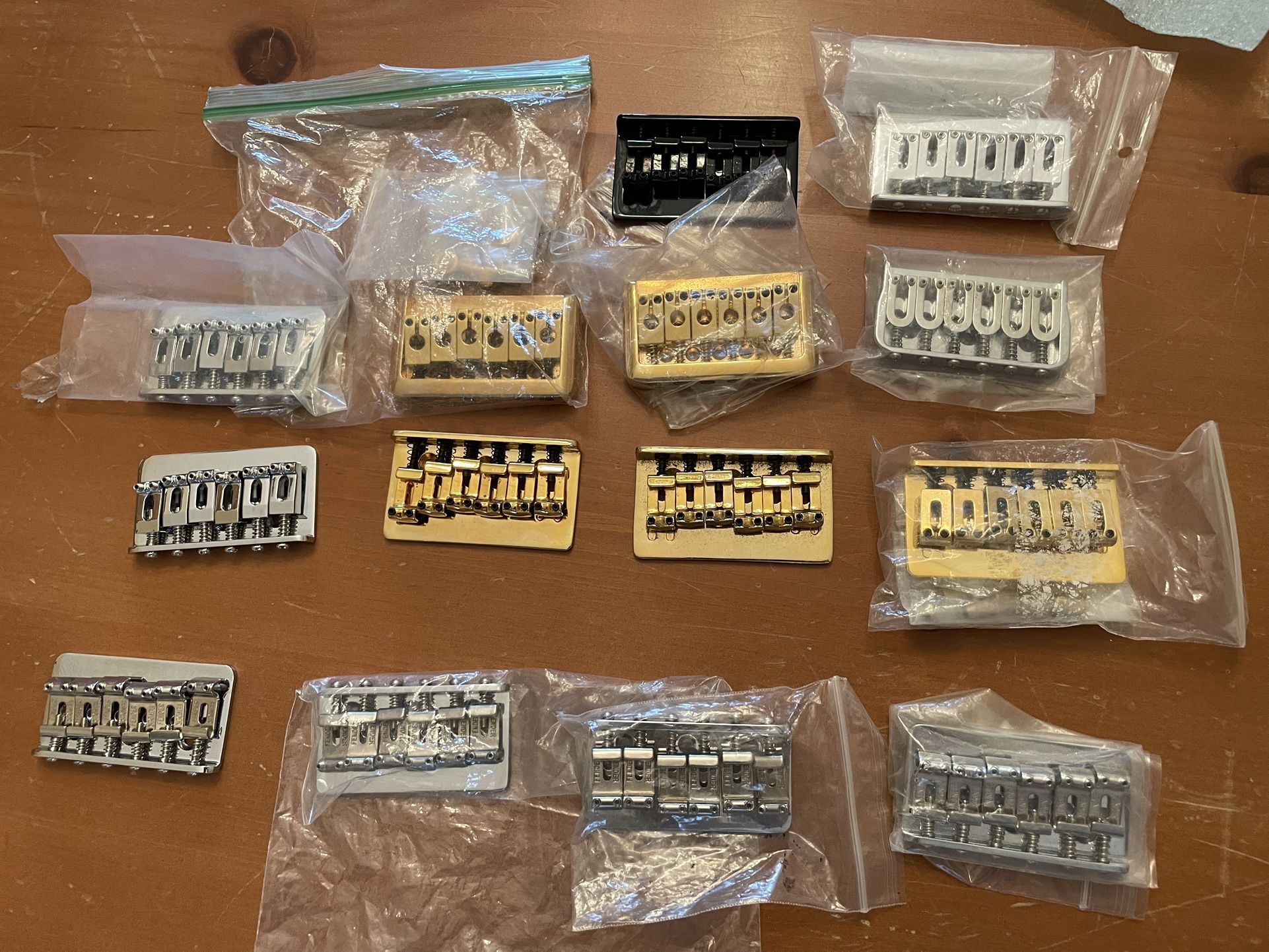 Electric Guitar Hardtail Bridges