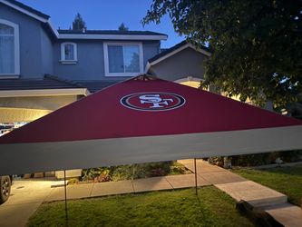 Like New 12 by 12 San Francisco 49ers Canopy Tent