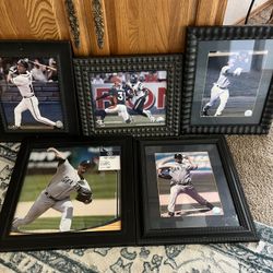 Selection Of 5 Framed Sports Photos 8X10