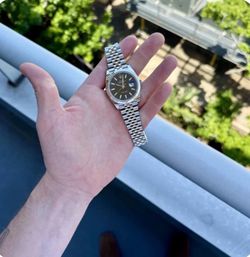 Official certified Rolex watch rolex datejust 41 black index oystersteel white gold jubilee 126334