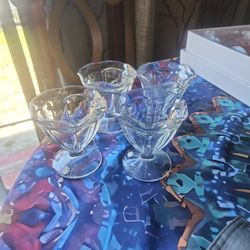 Advantage clear glass sunday dessert