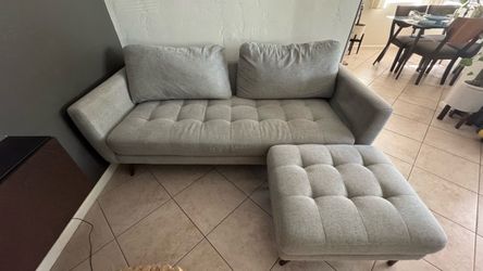 McM sofa with ottoman
