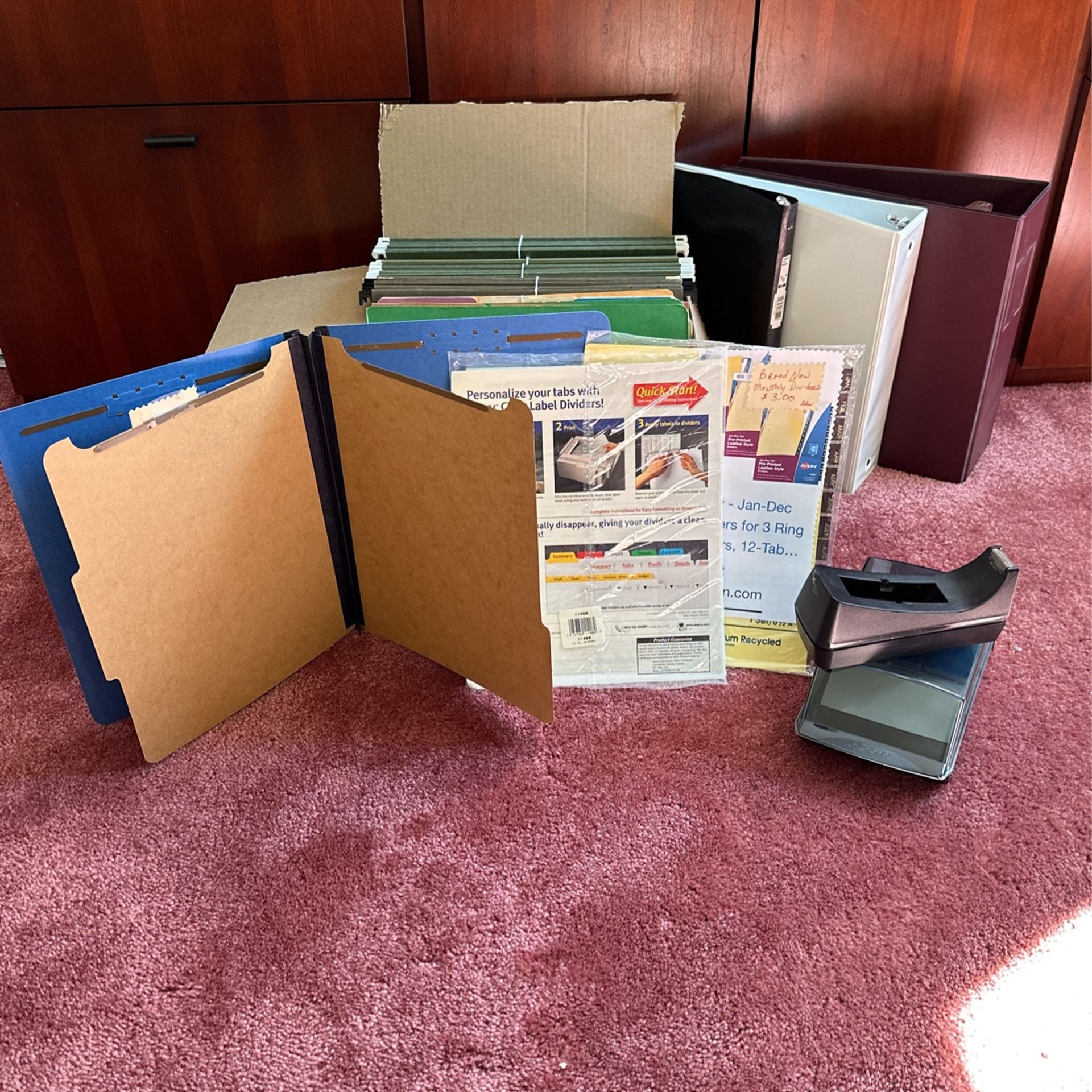 Variety Of Office Supplies