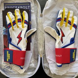 *NEW* Bruce Bolt Batting Gloves-Big League Chew- Limited Edition, YS