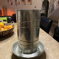 Metal Chicken Feeder