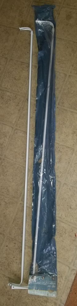 Curtain rod.