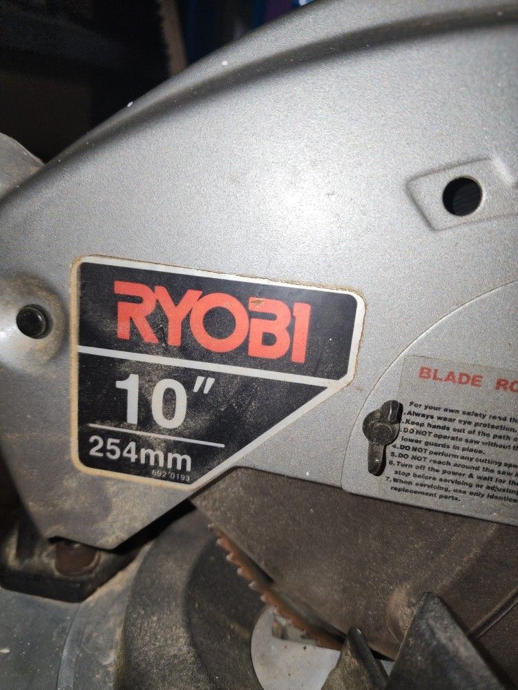 Ryobi 10" 12.5a corded Miter Saw