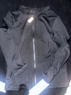 5T Black Full-Zip Athletic Jacket
