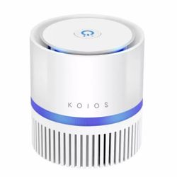 H13 True HEPA Filter Air Purifiers for Desktop Office Car Pets with USB Cable, Small Air Cleaner, Night Light, Timer, Remove Smoke, Dust, Odors, Polle