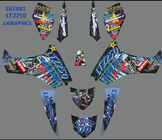Suzuki Ltz250 Graphic Kit 
