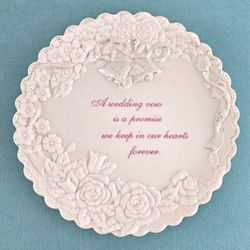 Enesco  Wedding Vow Plate 7.5" Collectible