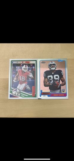 Amari Cooper 2 Card Lot | 2015 Topps Chrome RC Insert + 2025 Score Bills