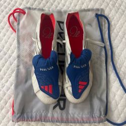 Adidas Predator Limited edition white and blue color way size 10.5