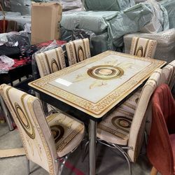 New Dining Table With 6 Chairs 